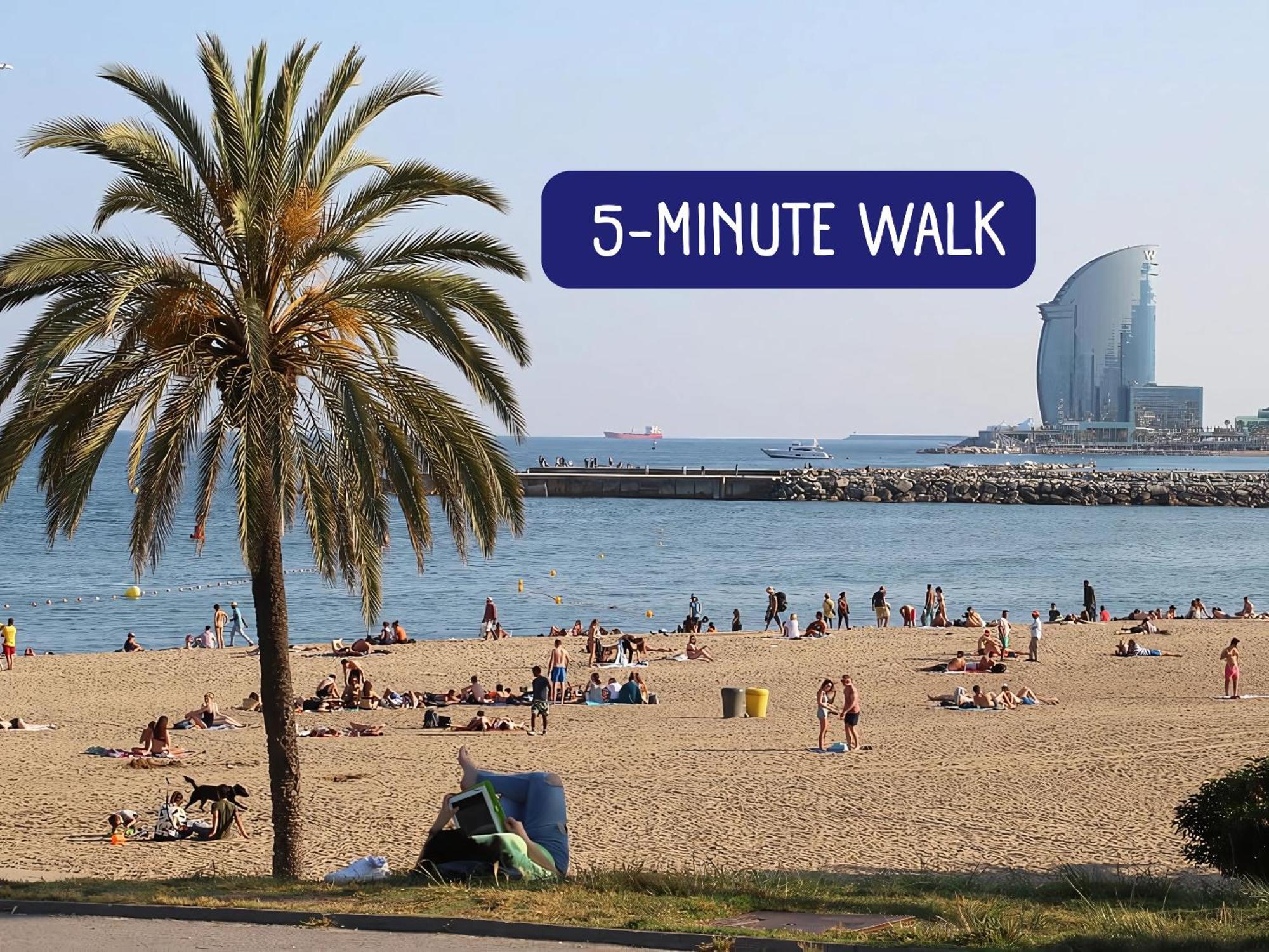 Taulat Loft L Poblenou Beach L Self Check In L Terrace Penthouse Barcelona Luaran gambar